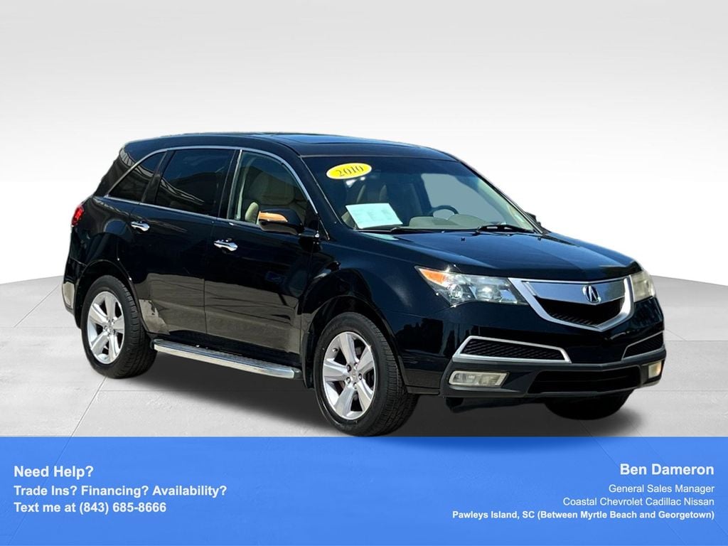 Used 2010 Acura MDX 3.7L Technology Pkg w/Entertainment Pkg SUV