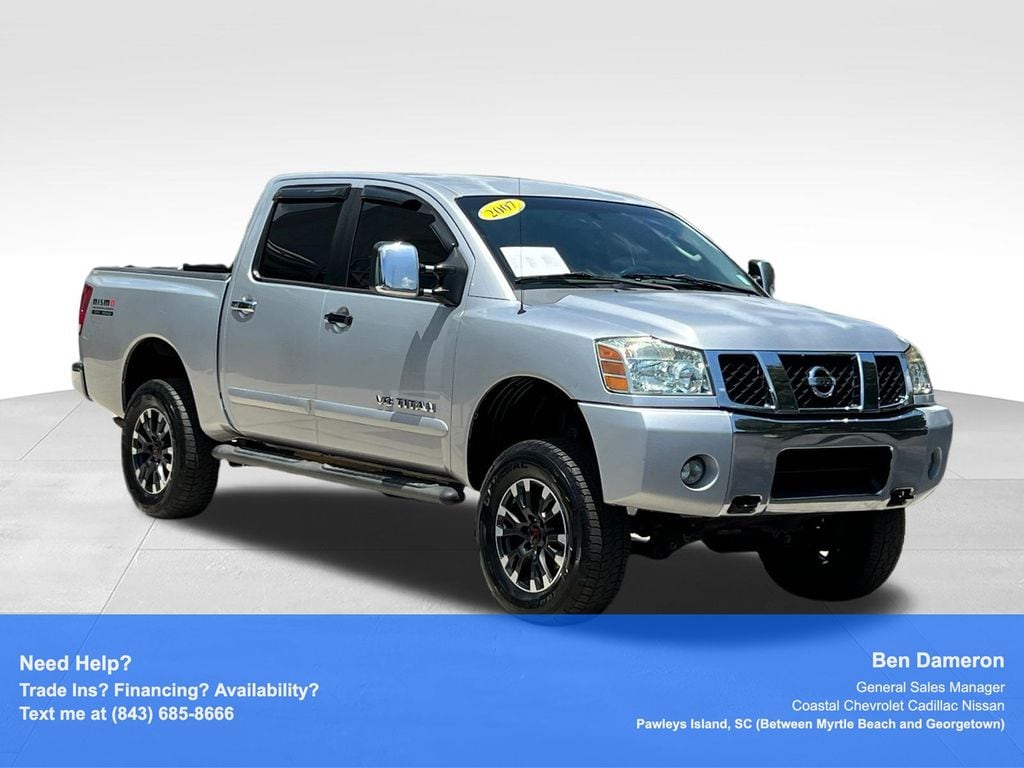 Used 2007 Nissan Titan LE w/FFV Truck Crew Cab
