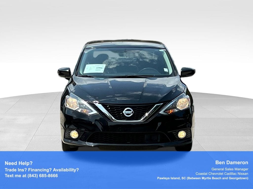 Used 2019 Nissan Sentra SV with VIN 3N1AB7AP8KY256188 for sale in Pawleys Island, SC