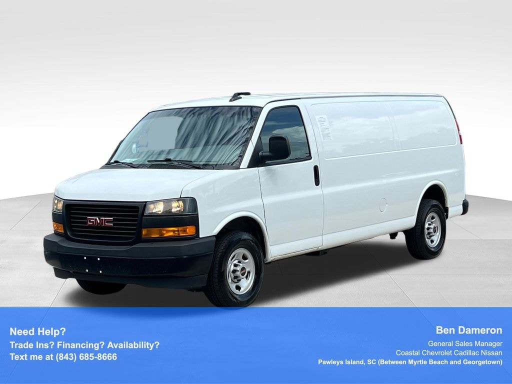 Used 2023 GMC Savana 2500 Work Van Van Extended Cargo Van