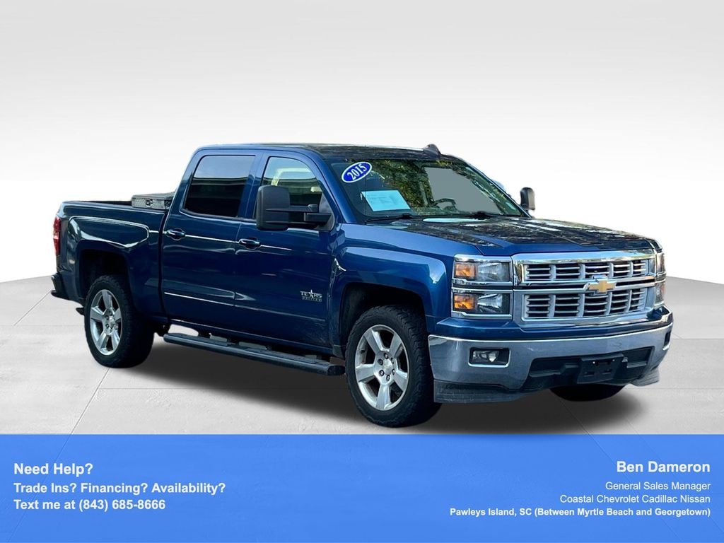 Used 2015 Chevrolet Silverado 1500 LT Truck Crew Cab
