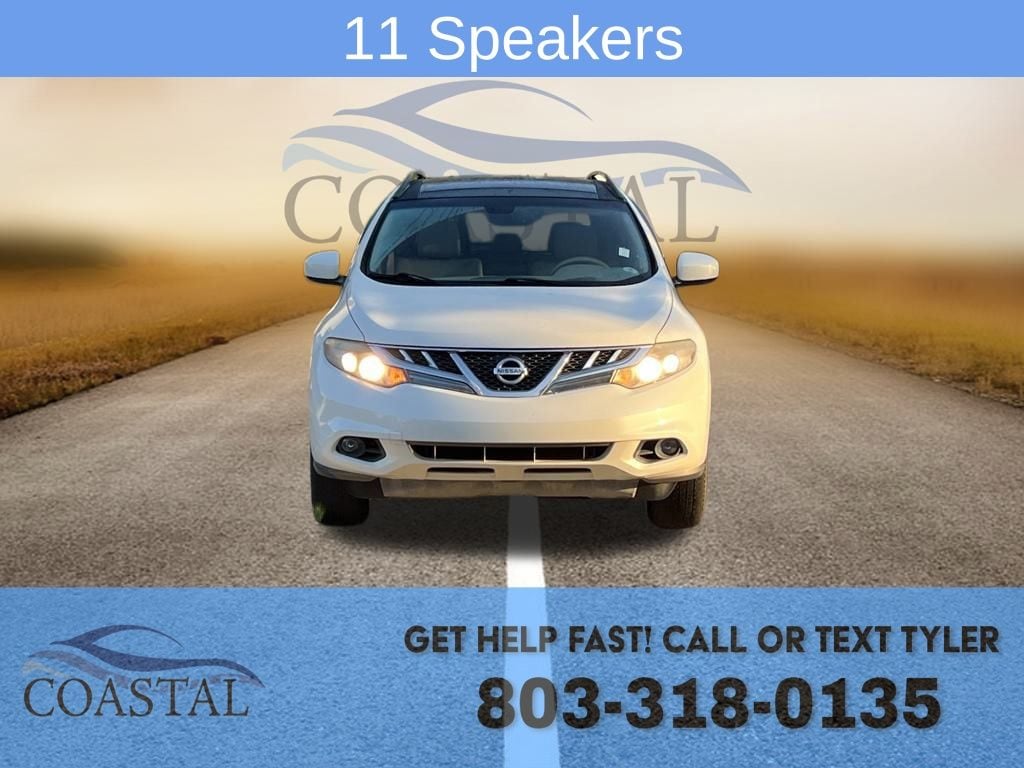 Used 2013 Nissan Murano SL with VIN JN8AZ1MW7DW322723 for sale in Pawleys Island, SC