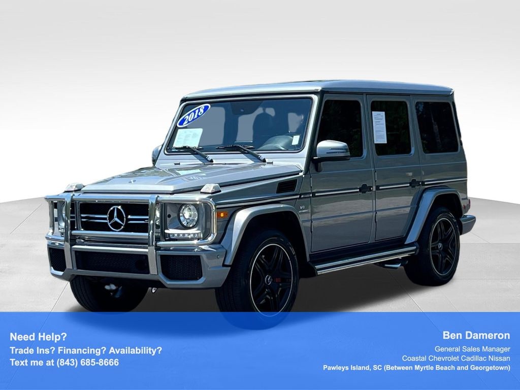 Used 2018 Mercedes-Benz AMG G 63 Base SUV