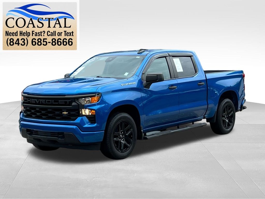 Used 2022 Chevrolet Silverado 1500 Custom Truck Crew Cab