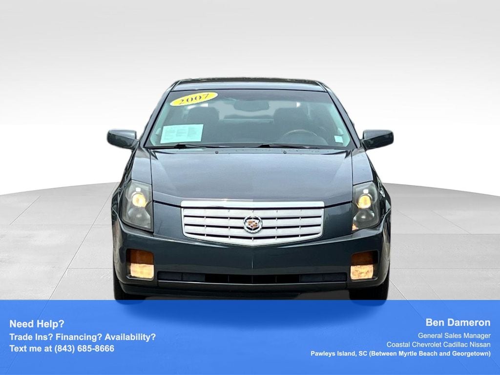 Used 2007 Cadillac CTS 2.8 with VIN 1G6DM57T770161672 for sale in Pawleys Island, SC