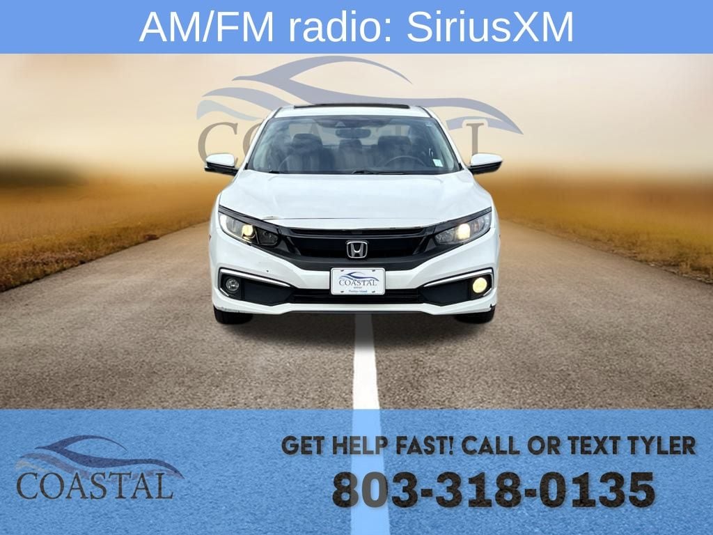 Used 2019 Honda Civic EX-L with VIN 19XFC1F74KE011380 for sale in Pawleys Island, SC