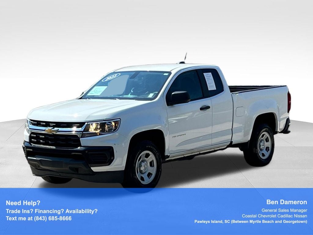 Used 2022 Chevrolet Colorado WT Truck Extended Cab