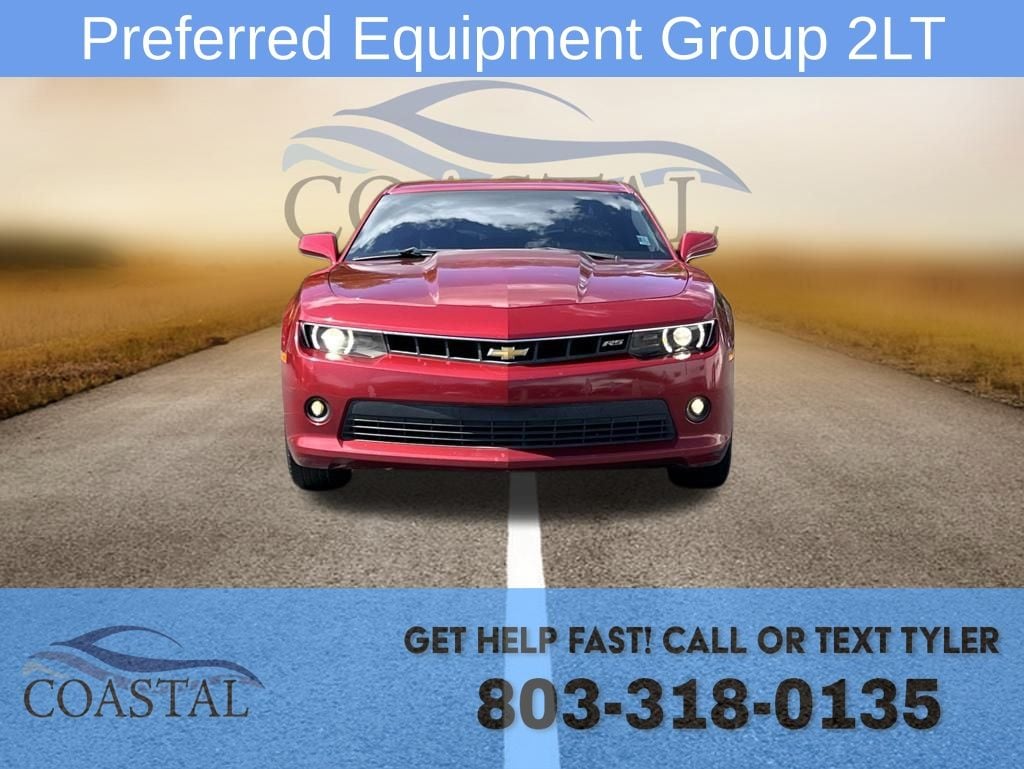 Used 2014 Chevrolet Camaro 2LT with VIN 2G1FC1E35E9250804 for sale in Pawleys Island, SC