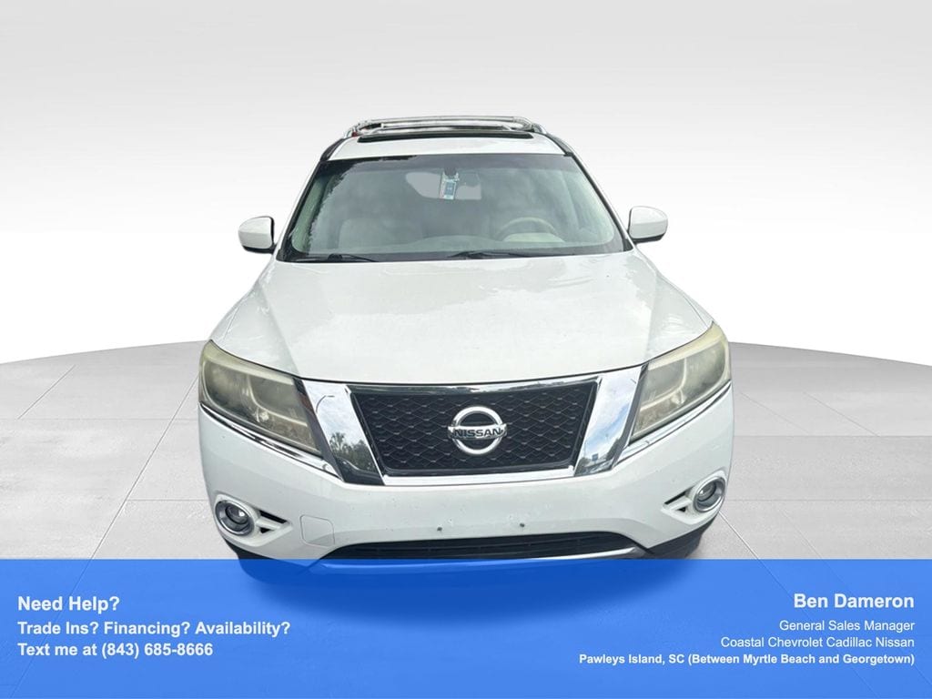 Used 2013 Nissan Pathfinder Platinum with VIN 5N1AR2MM5DC636934 for sale in Pawleys Island, SC