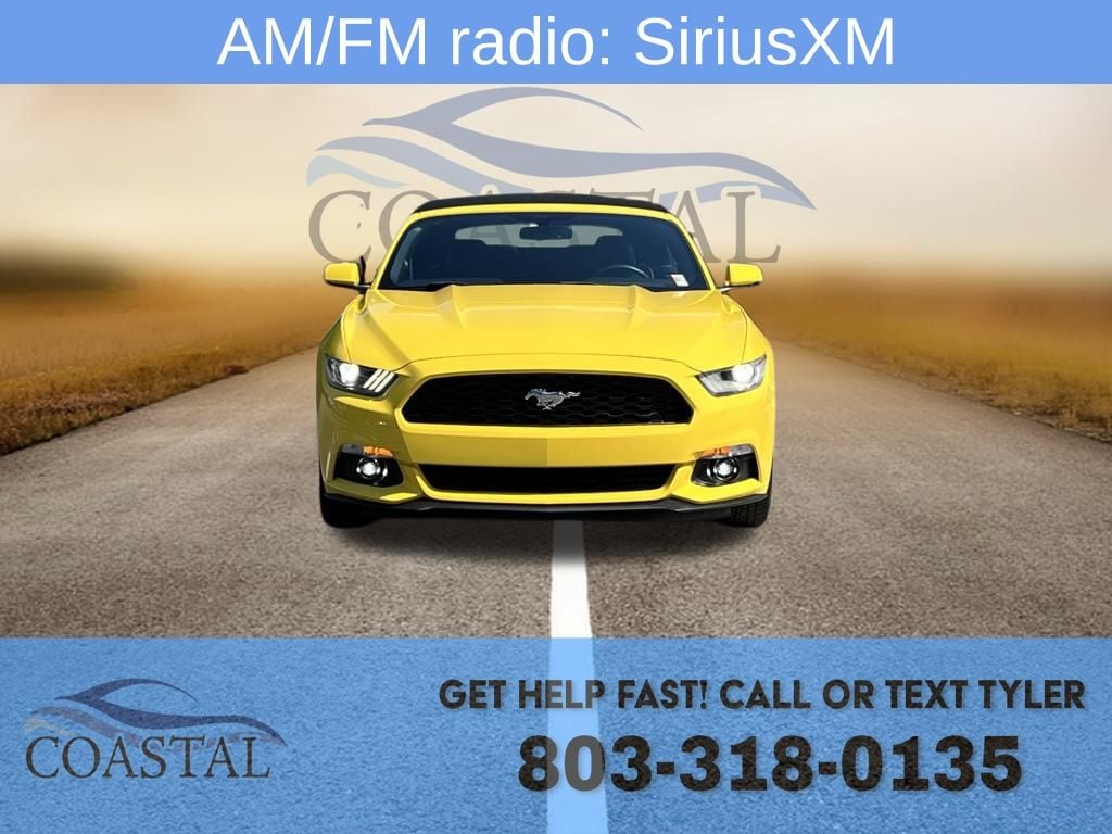 Used 2017 Ford Mustang EcoBoost Premium with VIN 1FATP8UH7H5293715 for sale in Pawleys Island, SC