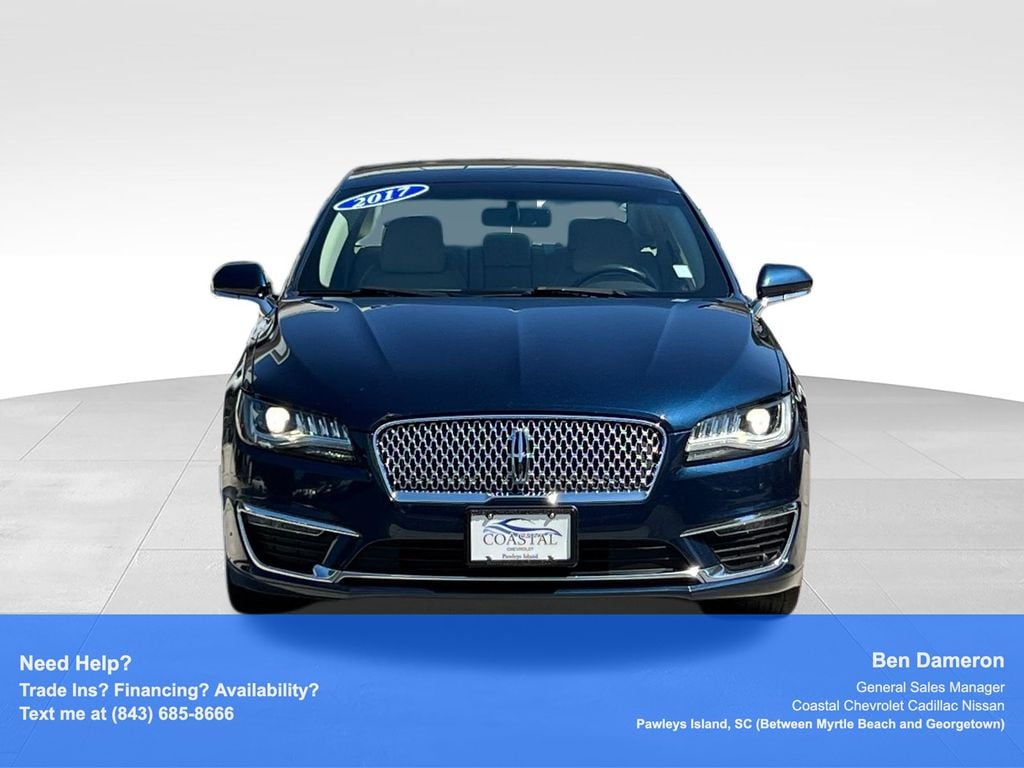 Used 2017 Lincoln MKZ Premiere with VIN 3LN6L5A96HR659302 for sale in Pawleys Island, SC
