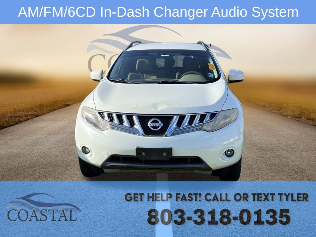 Used 2009 Nissan Murano S with VIN JN8AZ18U99W101527 for sale in Pawleys Island, SC