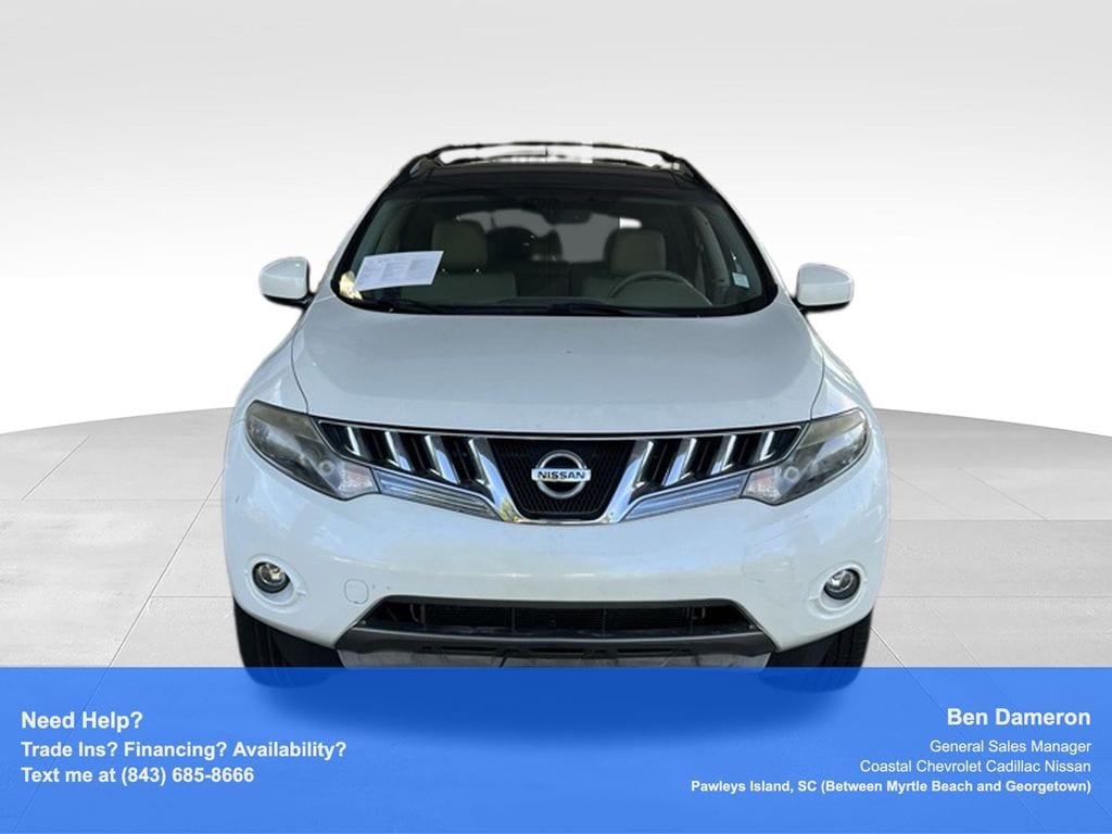 Used 2010 Nissan Murano LE with VIN JN8AZ1MW4AW105903 for sale in Pawleys Island, SC