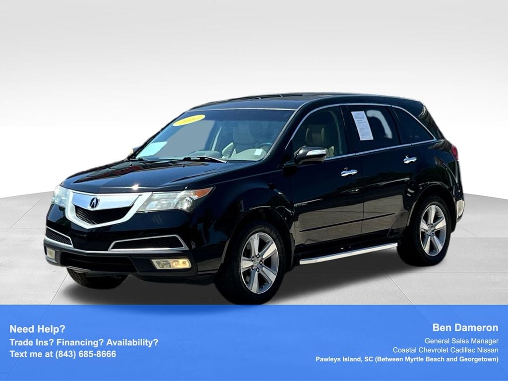 Used 2010 Acura MDX 3.7L Technology Pkg w/Entertainment Pkg SUV