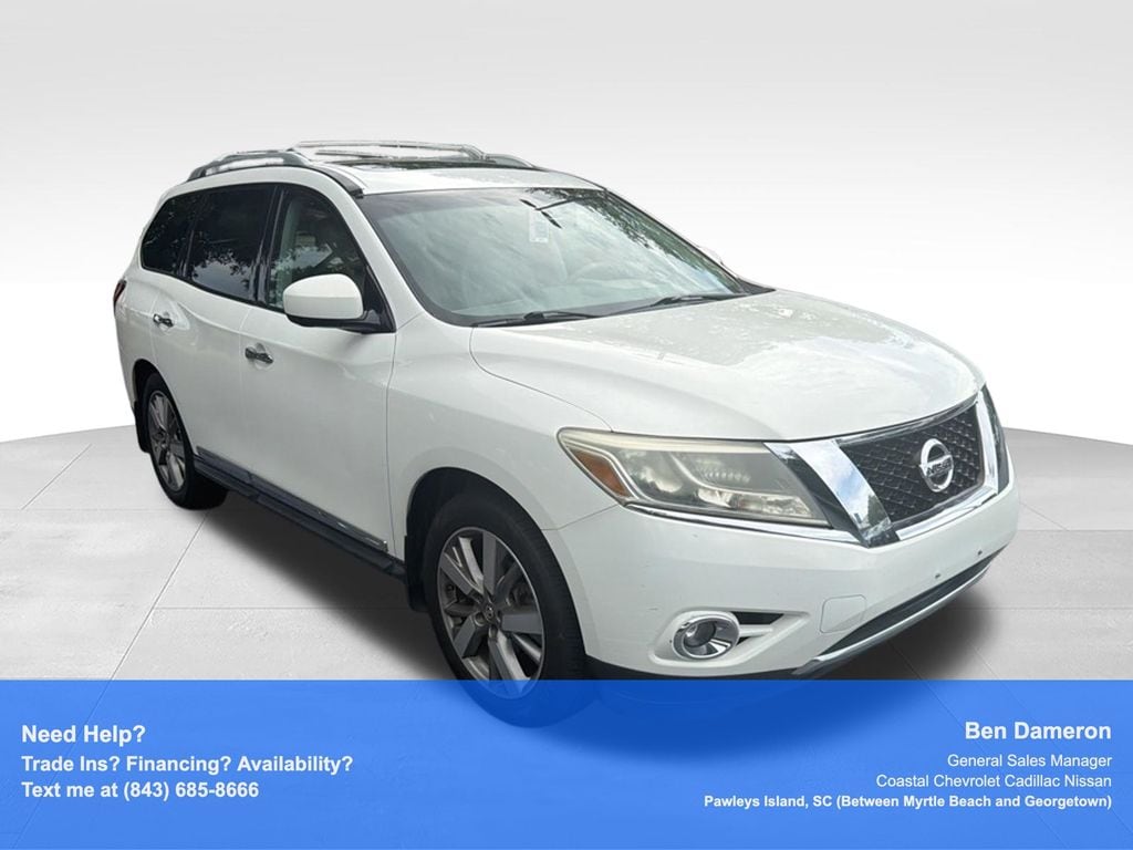 Used 2013 Nissan Pathfinder Platinum SUV