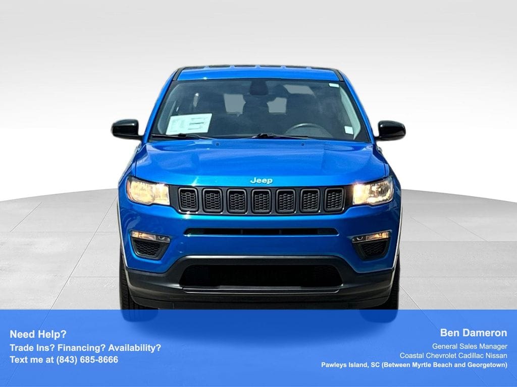 Used 2018 Jeep Compass Sport with VIN 3C4NJDAB3JT399890 for sale in Pawleys Island, SC