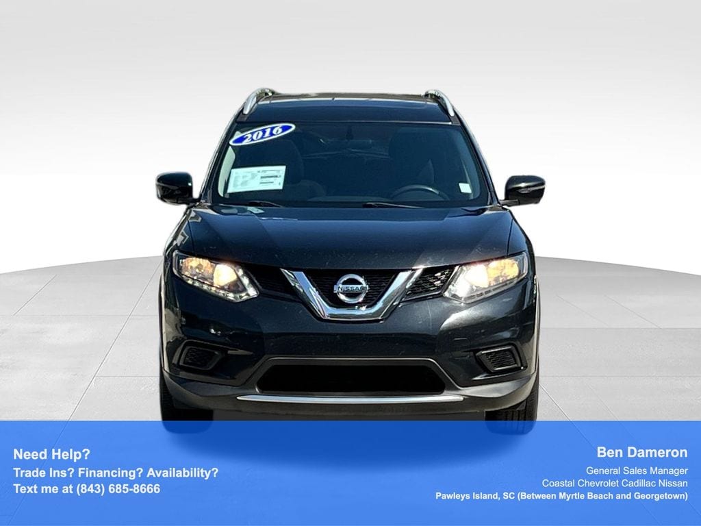 Used 2016 Nissan Rogue SV with VIN 5N1AT2MT4GC883603 for sale in Pawleys Island, SC