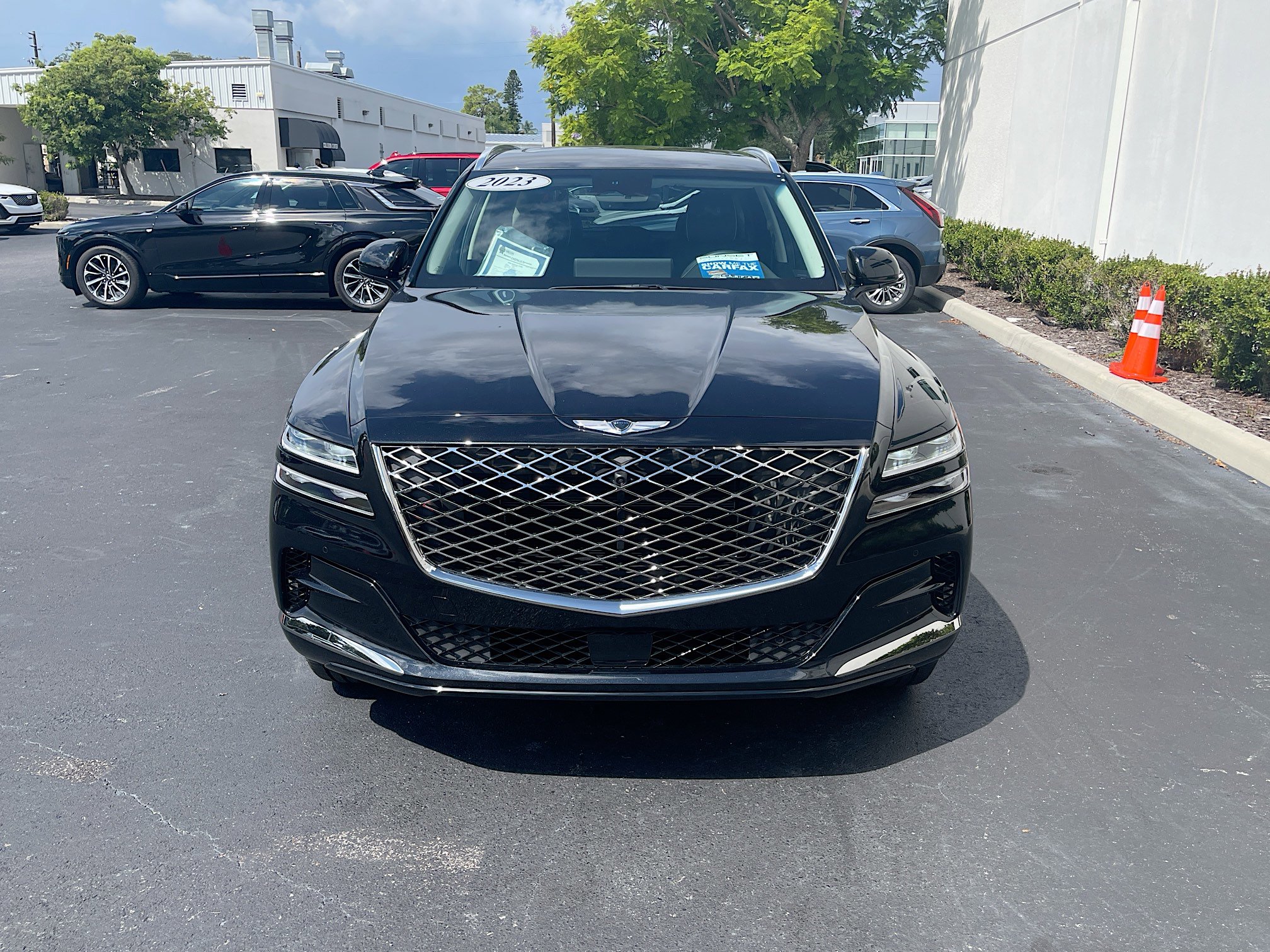 Used 2023 GENESIS GV80 Advanced+ with VIN KMUHCESC3PU145371 for sale in Sarasota, FL