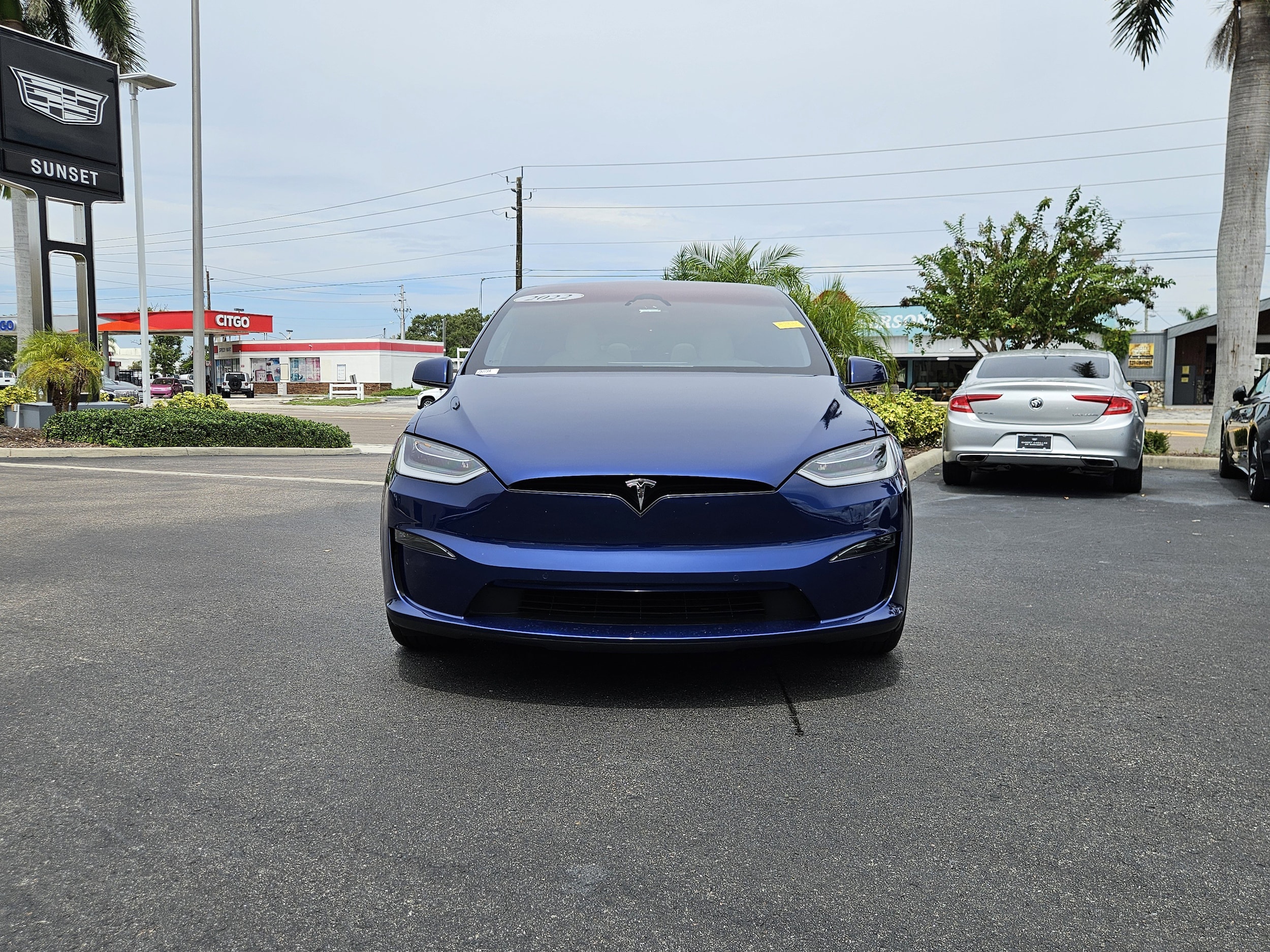 Used 2022 Tesla Model X Plaid with VIN 7SAXCBE67NF353877 for sale in Sarasota, FL