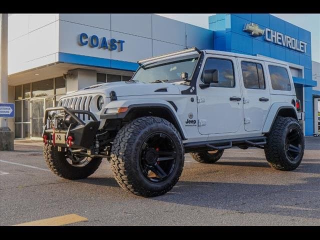 Used 2023 Jeep Wrangler 4-Door Sport S with VIN 1C4HJXDG5PW519276 for sale in Pascagoula, MS