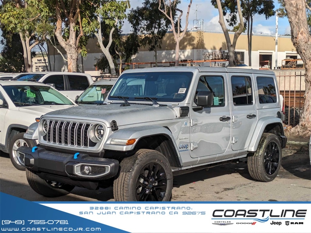 2024 Jeep Wrangler 4xe Sahara 4xe Sport Utility Silver Zynith