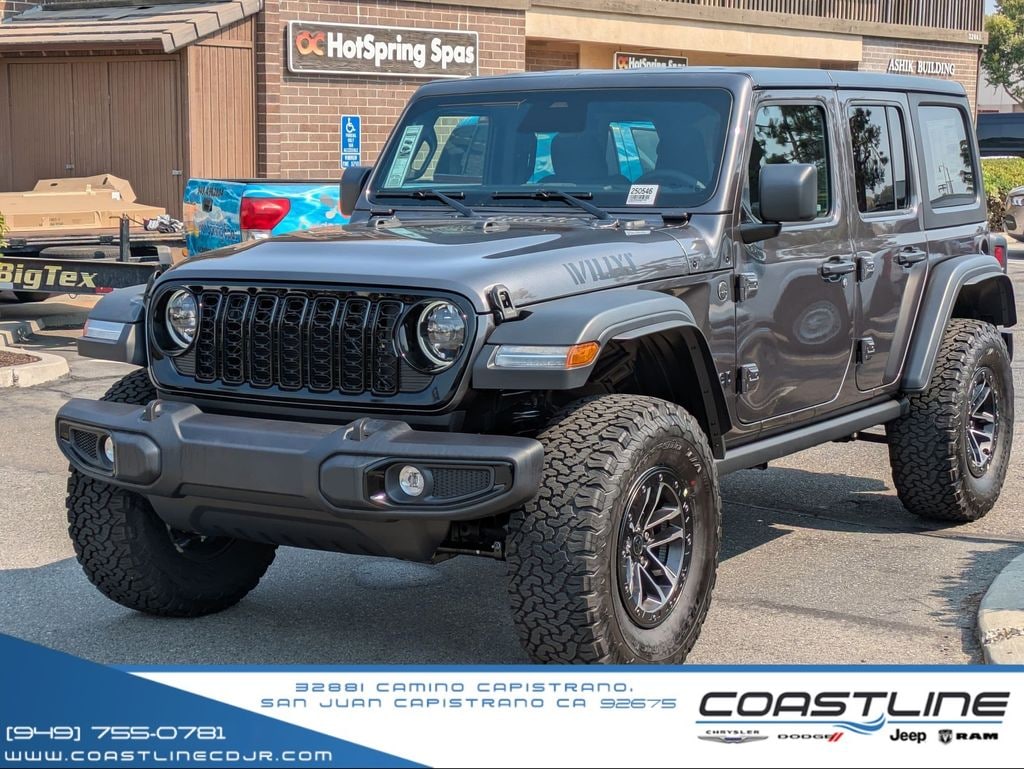 New 2025 Jeep Wrangler WILLYS 4X4 Sport Utility