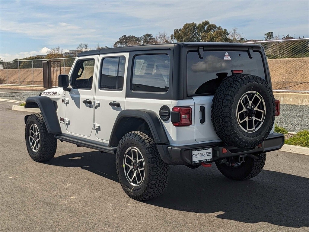 2024 Jeep Wrangler RUBICON 4X4 Sport Utility Bright White Coastline