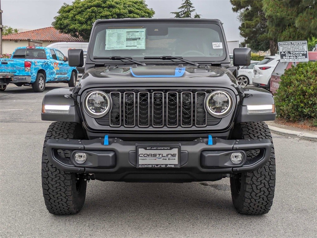 2024 Jeep Wrangler 4xe Rubicon X 4xe Sport Utility Black Coastline