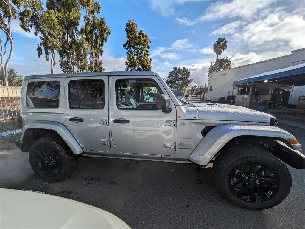 2024 Jeep Wrangler 4xe Sahara 4xe Sport Utility Silver Zynith