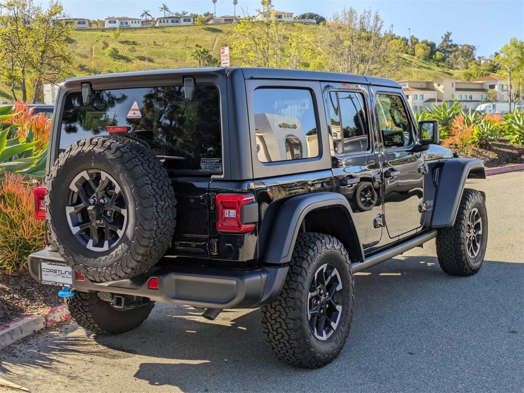 2024 Jeep Wrangler 4xe Rubicon 4xe Sport Utility Black Coastline CDJR