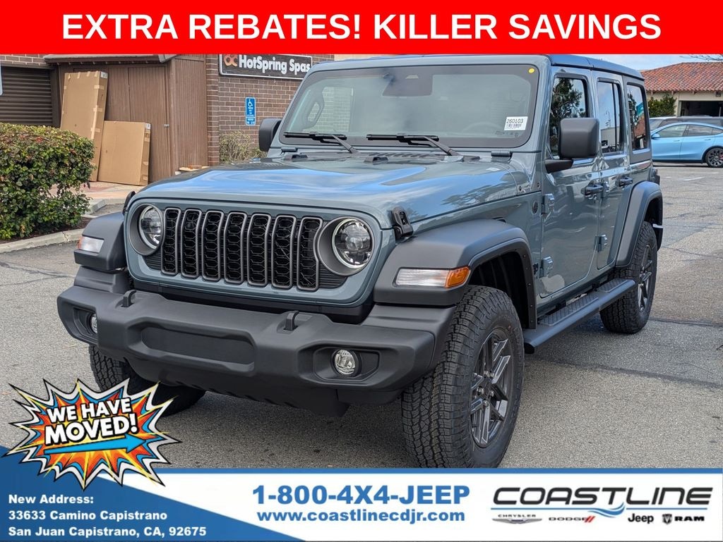 New 2026 Jeep Wrangler SPORT S 4X4 Sport Utility