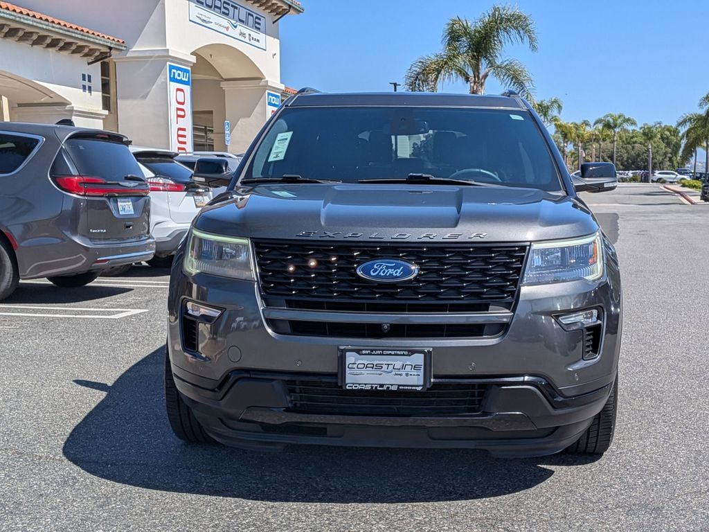 Used 2018 Ford Explorer Sport with VIN 1FM5K8GTXJGA81141 for sale in San Juan Capistrano, CA