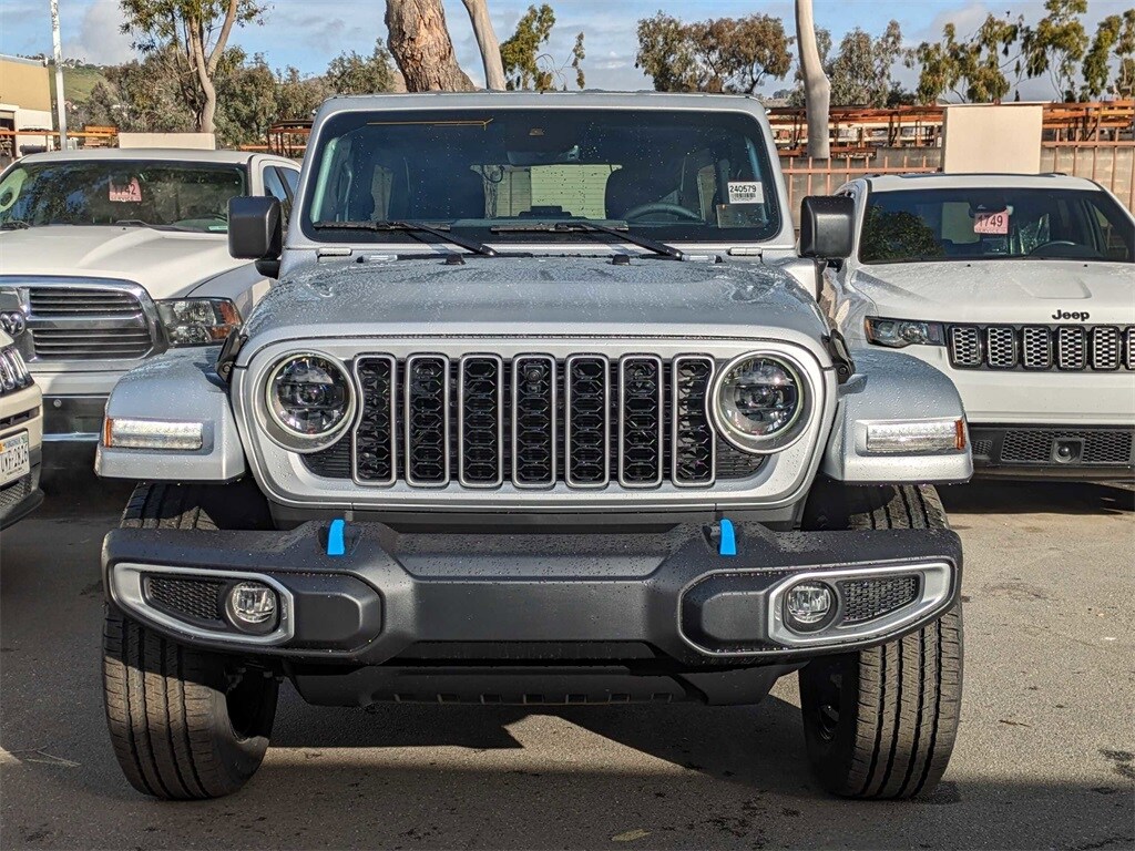 2024 Jeep Wrangler 4xe Sahara 4xe Sport Utility Silver Zynith