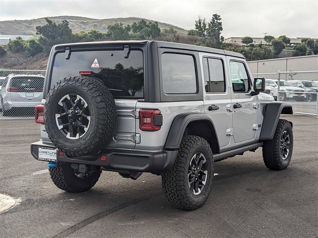 2024 Jeep Wrangler 4xe Rubicon 4xe Sport Utility Silver Zynith