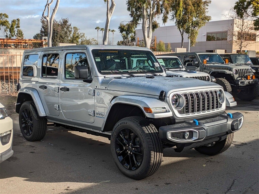 2024 Jeep Wrangler 4xe Sahara 4xe Sport Utility Silver Zynith