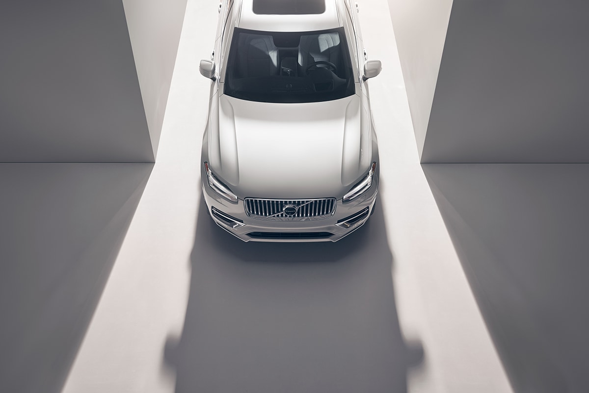 Apply for Financing | Accelerate My Deal Overhead image of a Volvo XC90 driving