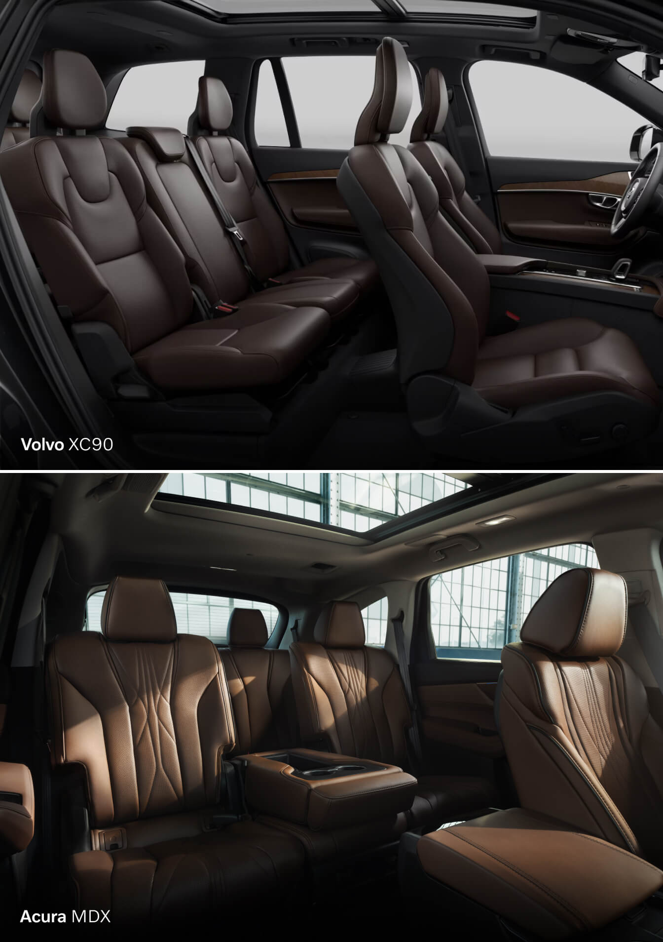 2025 Volvo XC90 Vs. 2025 Acura MDX Features And Specs