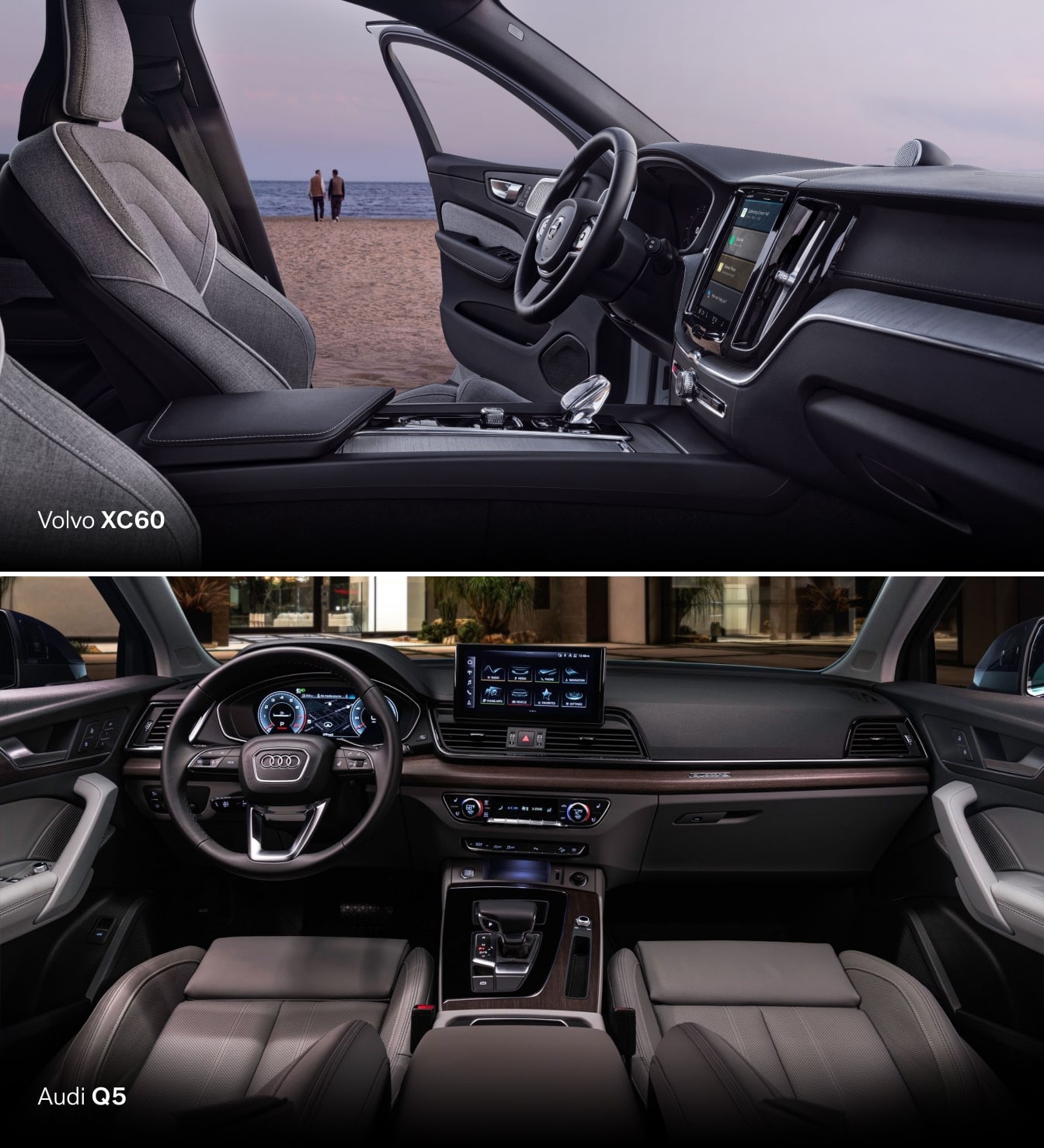 Volvo XC60 vs. Audi Q5 Tech & Safety