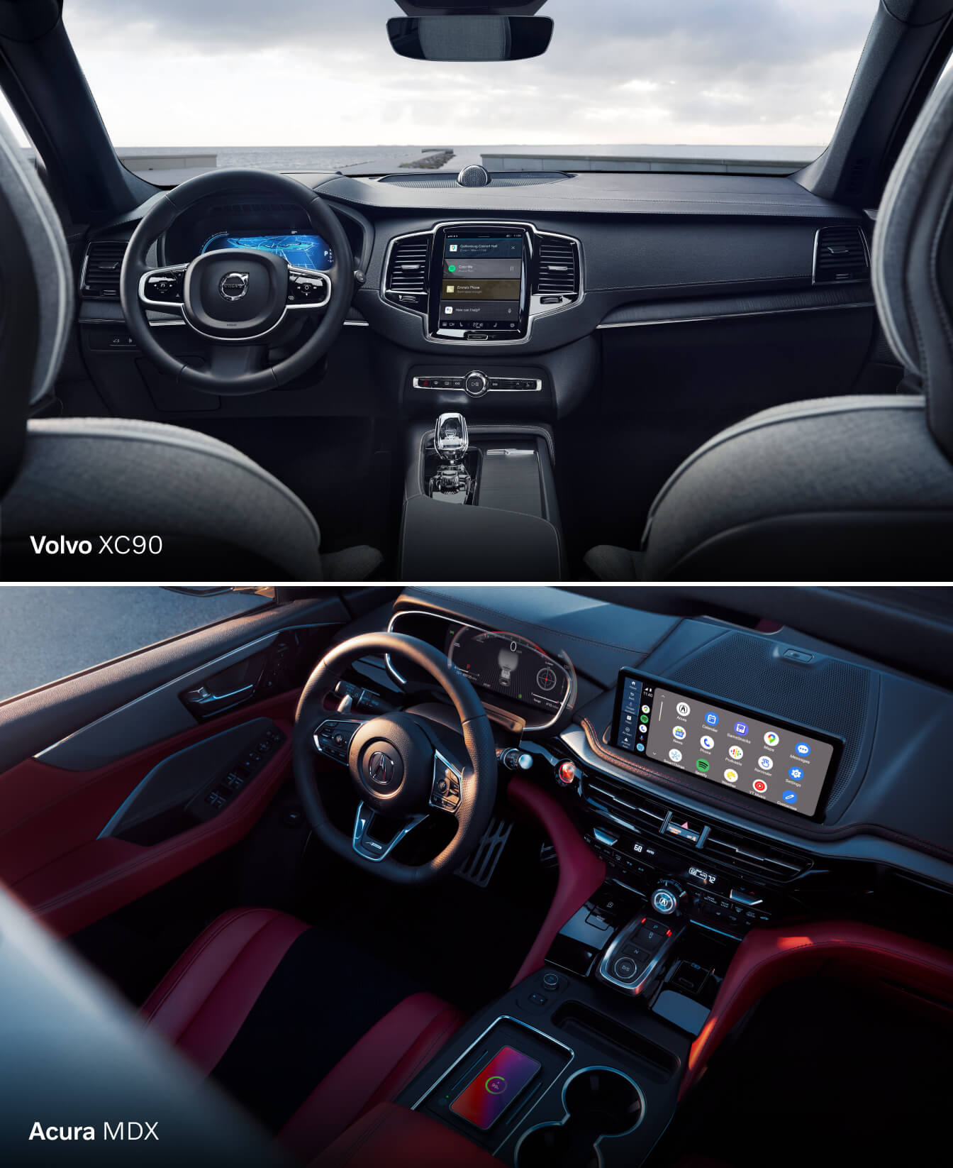 Volvo XC90 vs. Acura MDX Interior