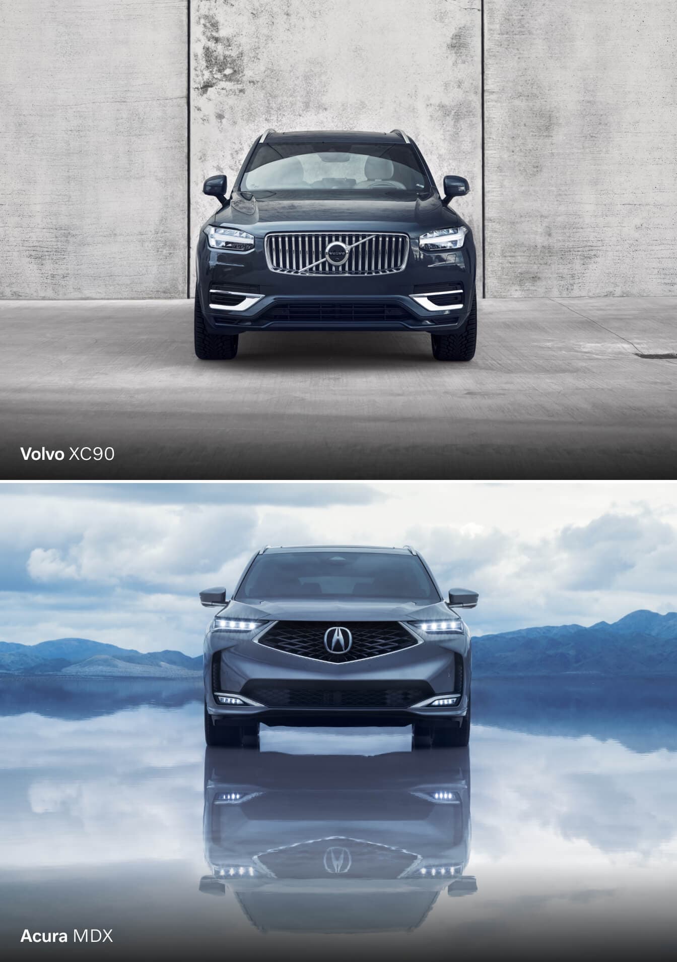 2025 Volvo XC90 Vs. 2025 Acura MDX Features And Specs