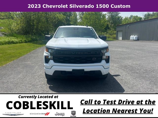 Used 2023 Chevrolet Silverado 1500 Custom with VIN 1GCRDBEK0PZ178143 for sale in Cobleskill, NY