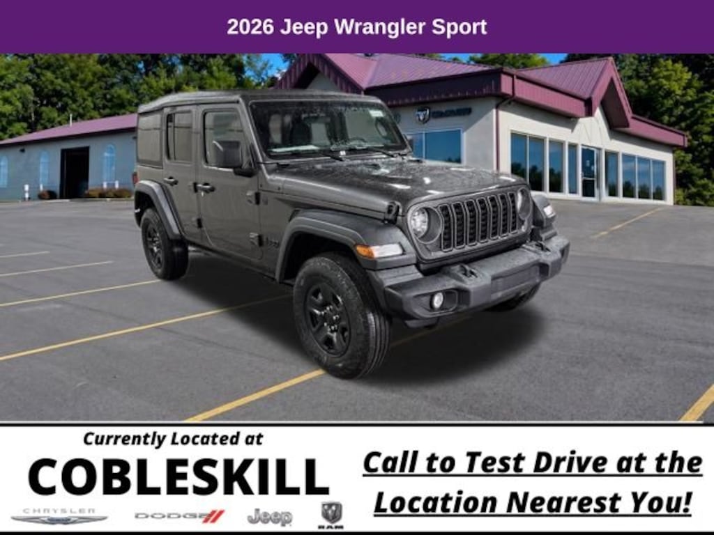 New 2026 Jeep Wrangler Sport Sport Utility