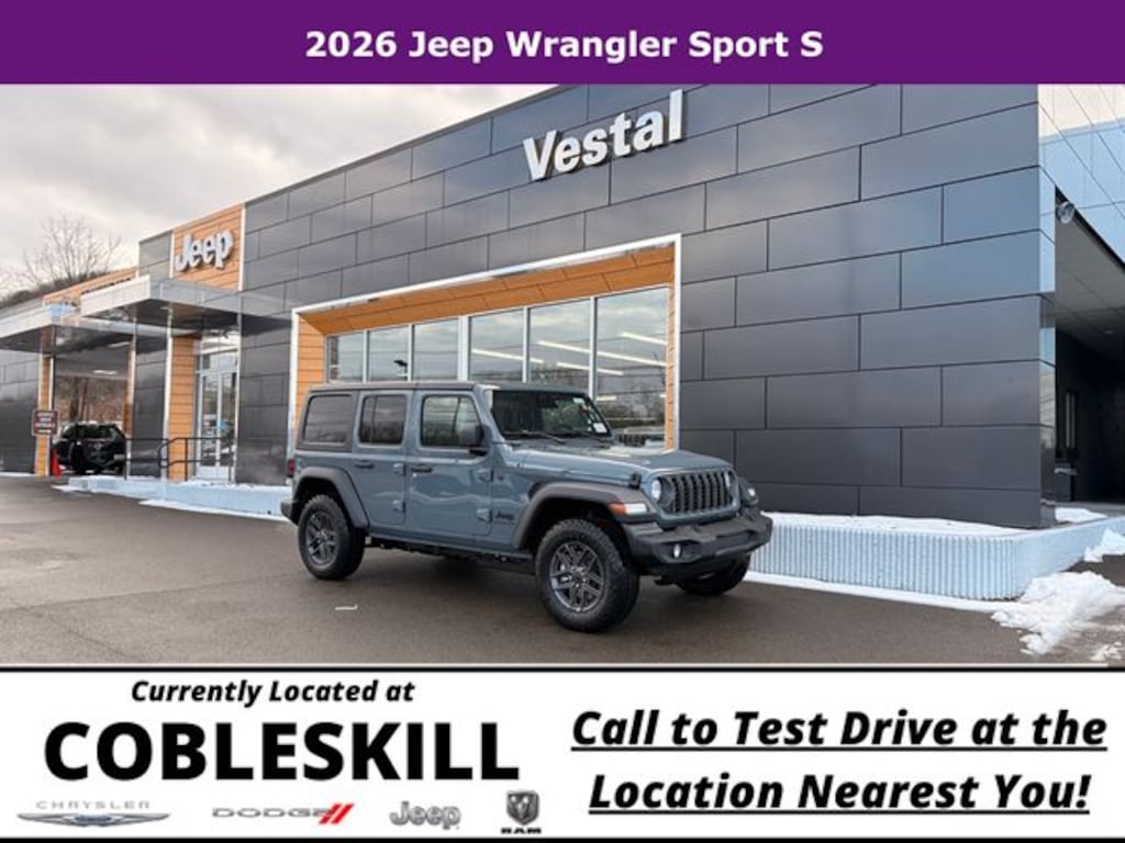 New 2026 Jeep Wrangler Sport S Sport Utility