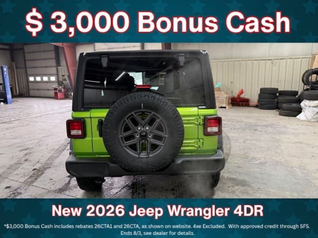 New 2026 Jeep Wrangler Sport S Sport Utility