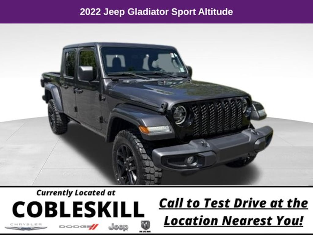 Used 2022 Jeep Gladiator Sport Truck Crew Cab