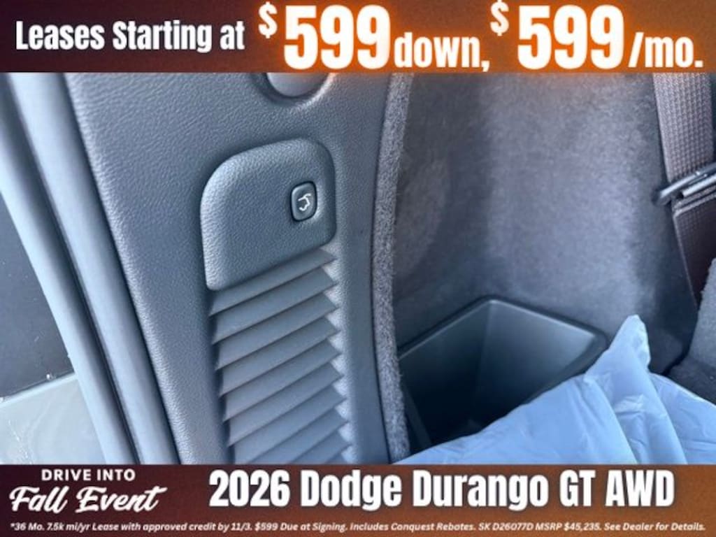 New 2026 Dodge Durango GT Sport Utility