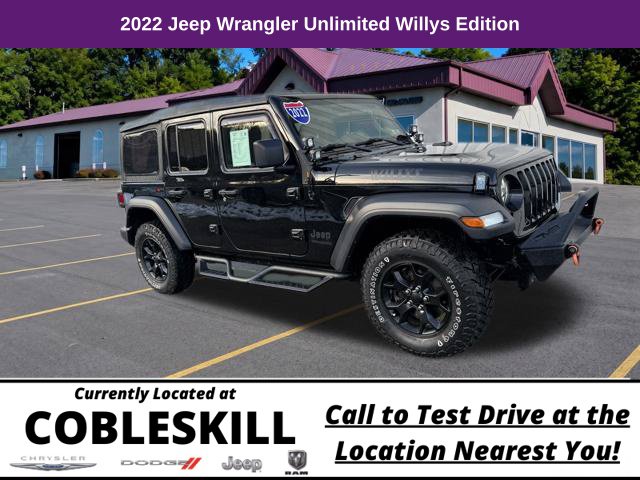 Used 2022 Jeep Wrangler Unlimited Sport SUV for sale in Cobleskill, NY