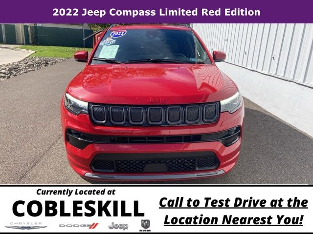 Used 2022 Jeep Compass Limited with VIN 3C4NJDCB7NT197721 for sale in Cobleskill, NY