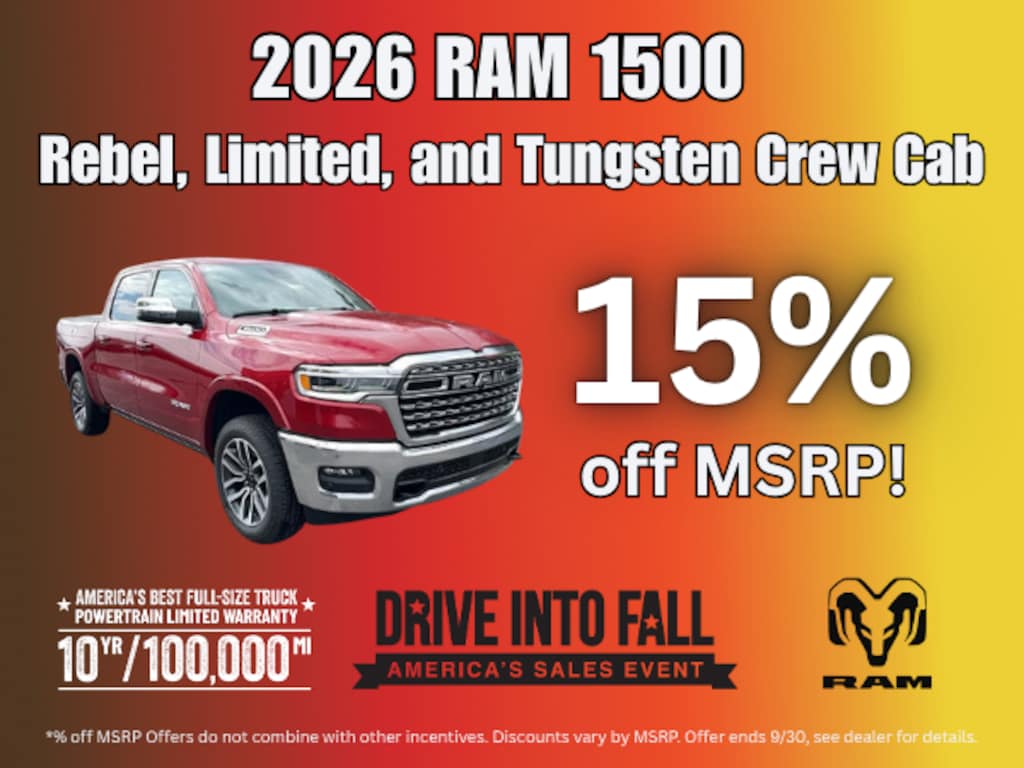 New 2026 Ram 1500 Rebel Pickup