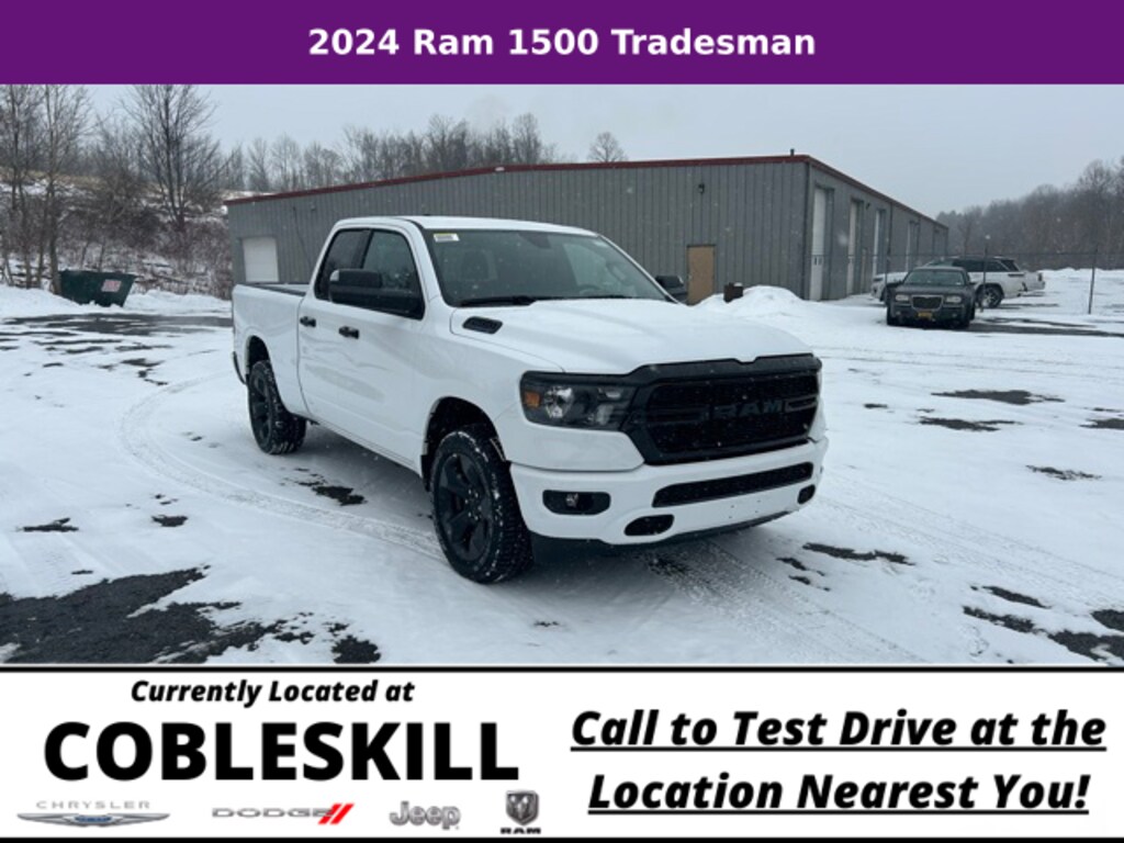 New 2024 Ram 1500 TRADESMAN QUAD CAB 4X4 6'4 BOX For Sale Cobleskill NY
